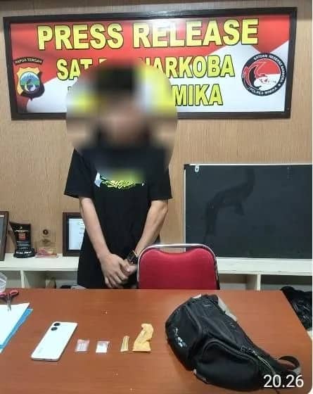 Ilustrasi berita Mimika: Polres Mimika Tangkap Pengedar Sabu di Jalan Kartini, Dua Paket Narkotika Disita