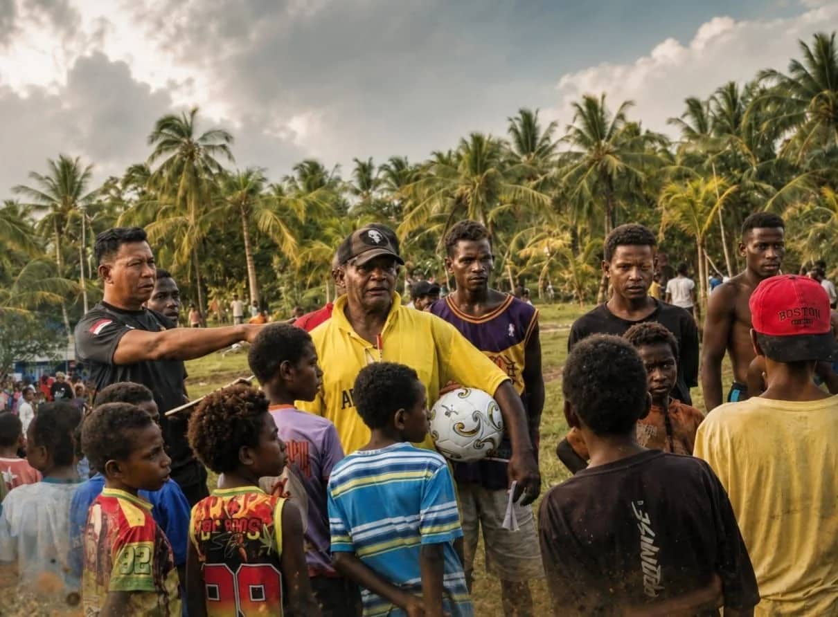 Ilustrasi berita Mimika: 14 Pesepakbola Junior Kamoro Perkuat Kokonao Berlaga di Mini Soccer Kapolda Papua Tengah Cup 2026