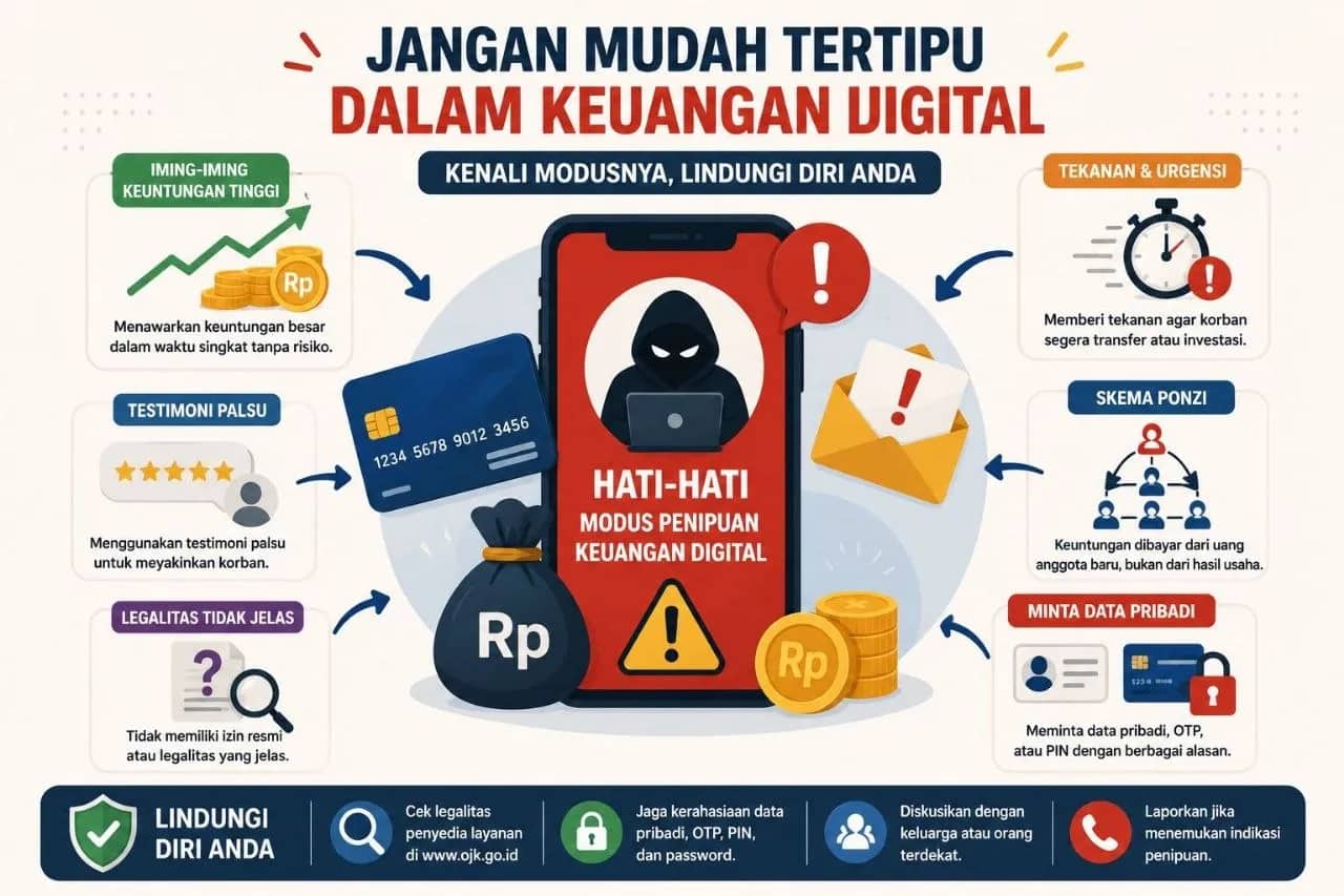 Ilustrasi berita Hukum: OJK Papua Imbau Waspadai Penipuan Berkedok Investasi YUDIA yang Sudah Masuk Papua