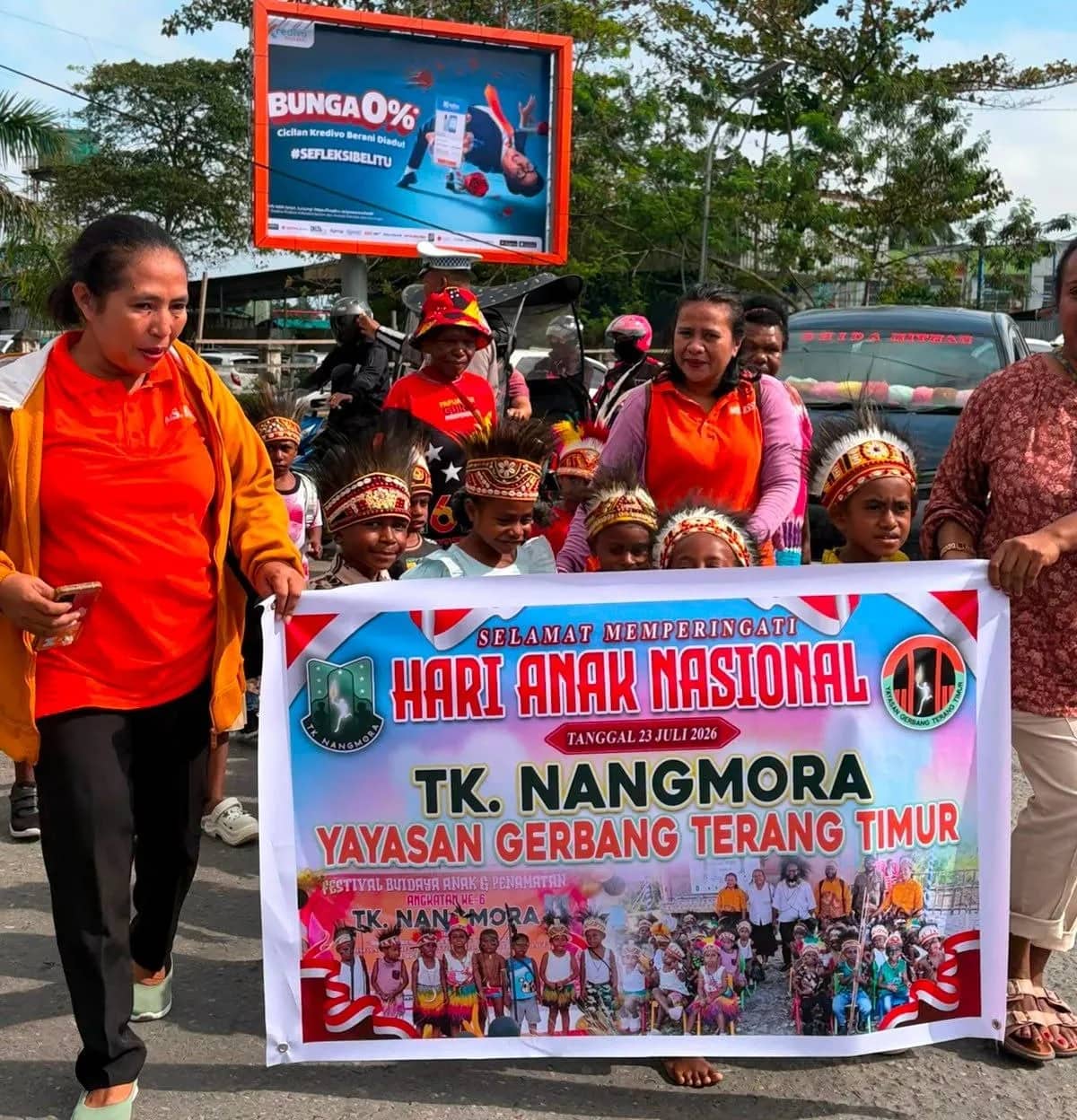 Ilustrasi berita Mimika: 2.000 Anak PAUD dan TK Penuhi Eme Neme Yauware, Parade Budaya Warnai Hari Anak Nasional di Mimika