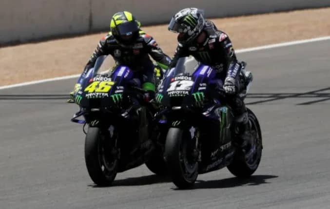 Ilustrasi berita Olahraga: Tekanan Rossi ke Yamaha Membuahkan Podium Pertama Musim ini