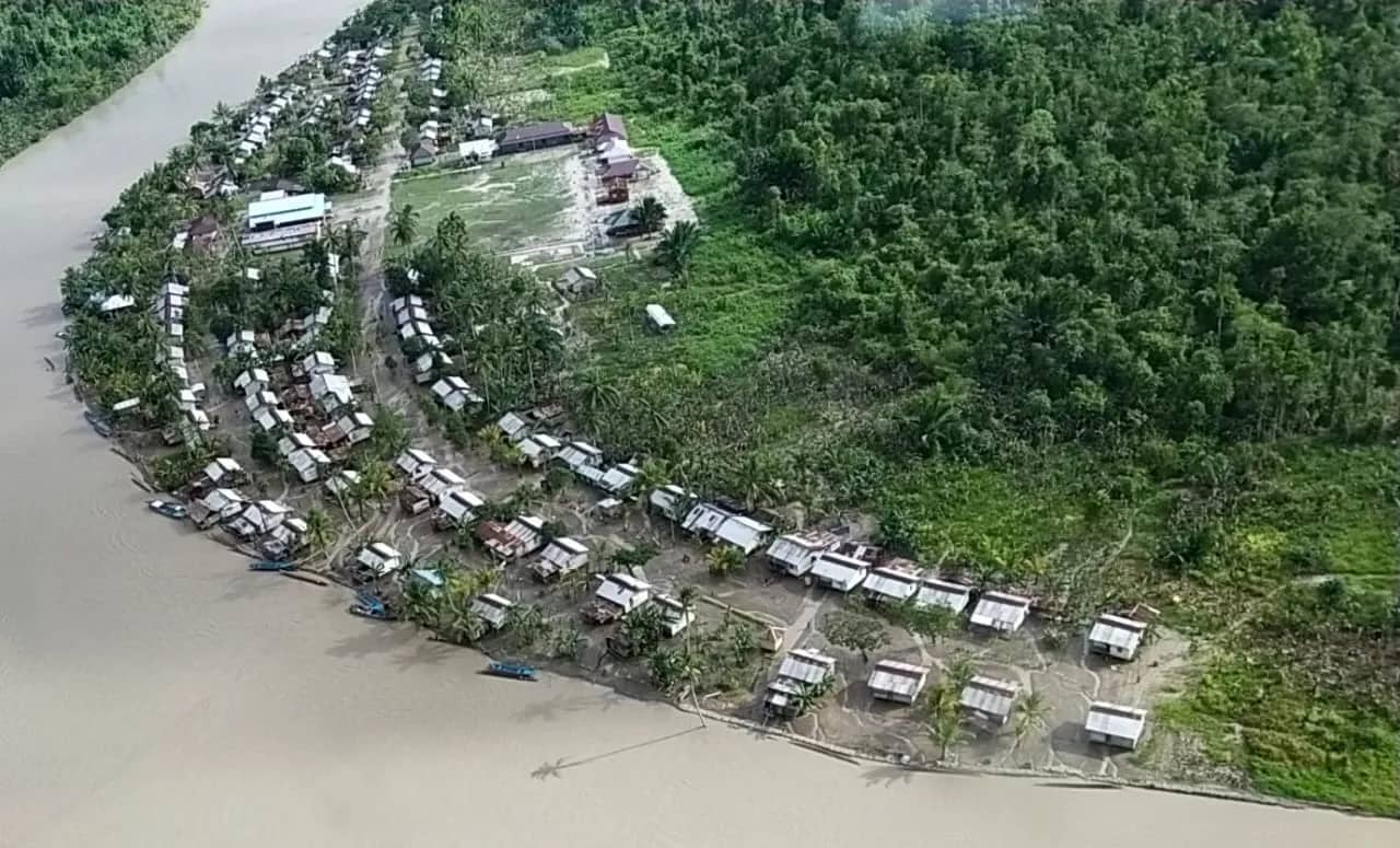 Ilustrasi berita Mimika: Foto Pantauan Udara: Atuka Sudah Surut, Aikawapuka dan Miyoko Masih Banjir