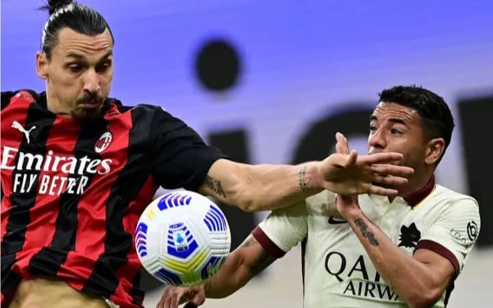 Ilustrasi berita Olahraga: Lewat Drama 6 Gol, Laju AC Milan Dihentikan AS Roma