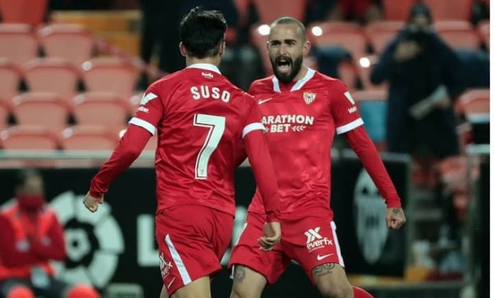 Ilustrasi berita Olahraga: Kandaskan Tuan Rumah, Sevilla Bawa Pulang 3 Poin Penuh dari Valencia