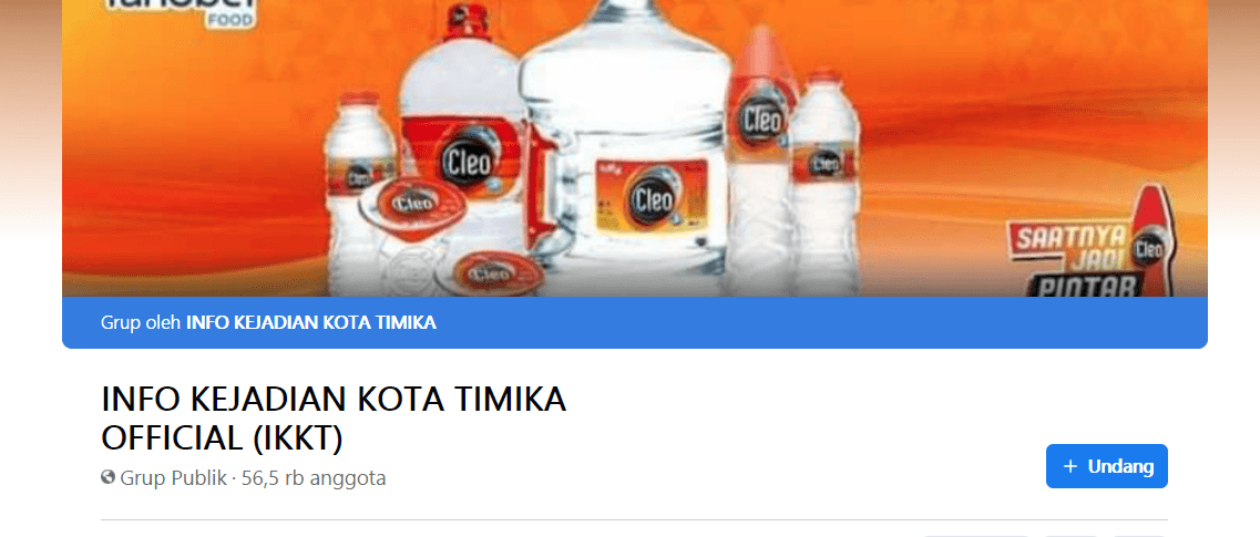 Ilustrasi berita Mimika: Admin Group Facebook Berita Terbesar di Timika Kena Hack