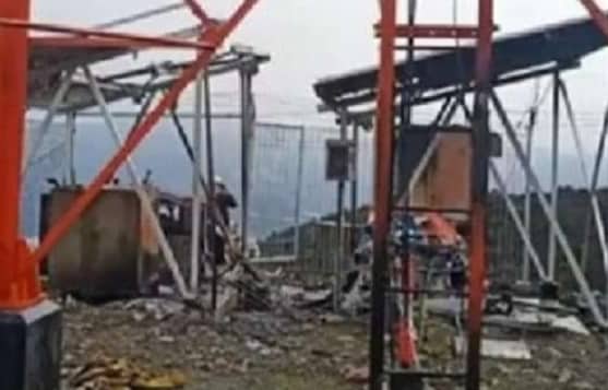 Ilustrasi berita Papua: KKB Bakar Tower Milik PT Palapa Ring Timur, Terancam Roboh