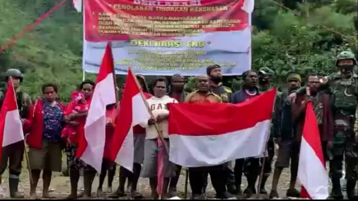 Ilustrasi berita Mimika: Ratusan Warga di Utikini Lama Tembagapura Gelar Deklarasi di Kampung Waa Banti, Begini Isinya
