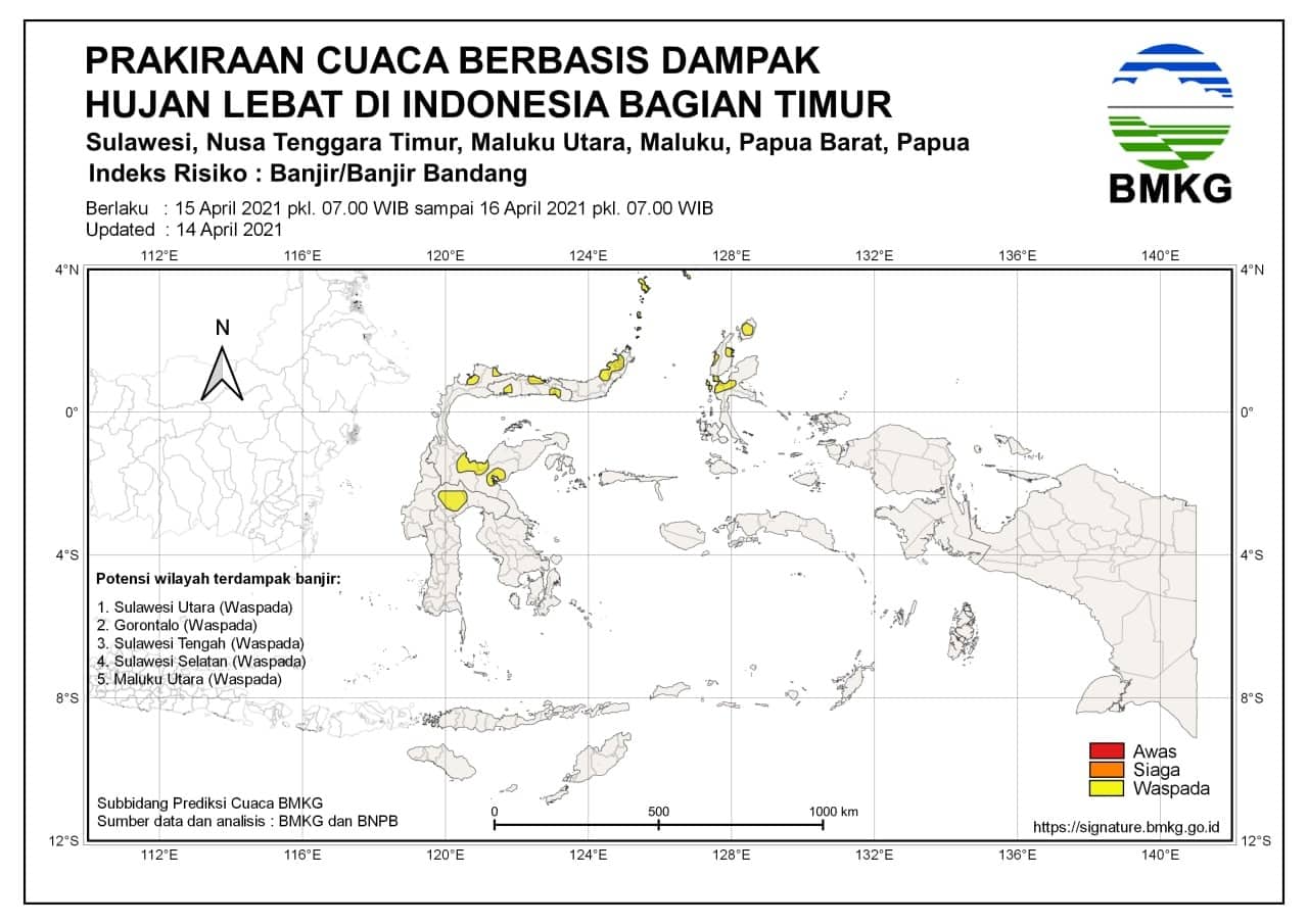 Ilustrasi berita Mimika: Bibit Siklon Tropis di Utara Papua Berubah Jadi Siklon Surigae, 16 April Berubah Jadi Thypoon, Hari Ini Hujan Merata