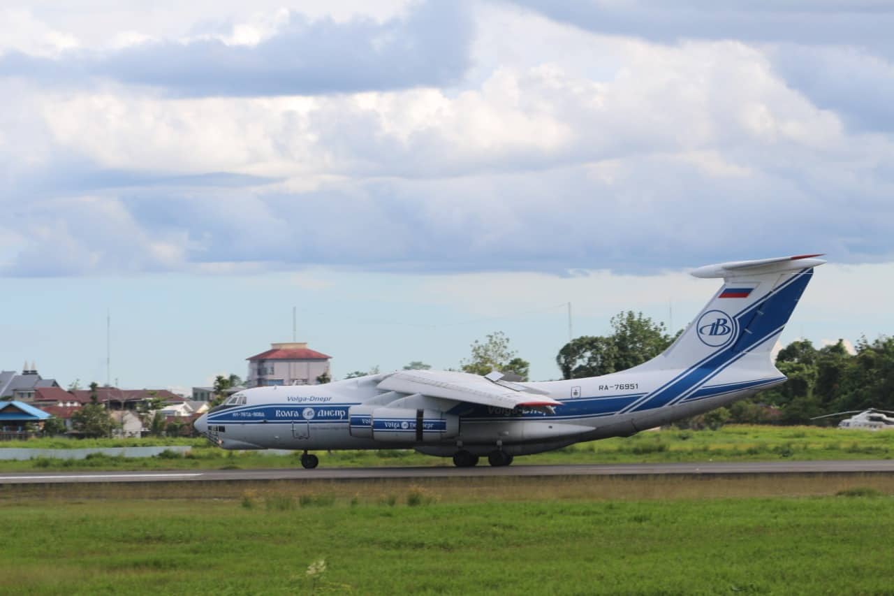 Ilustrasi berita Mimika: Pesawat Raksasa Rusia Mendarat di Bandara Mozes Kilangin Timika, Angkut 2 Helikopter Rusak
