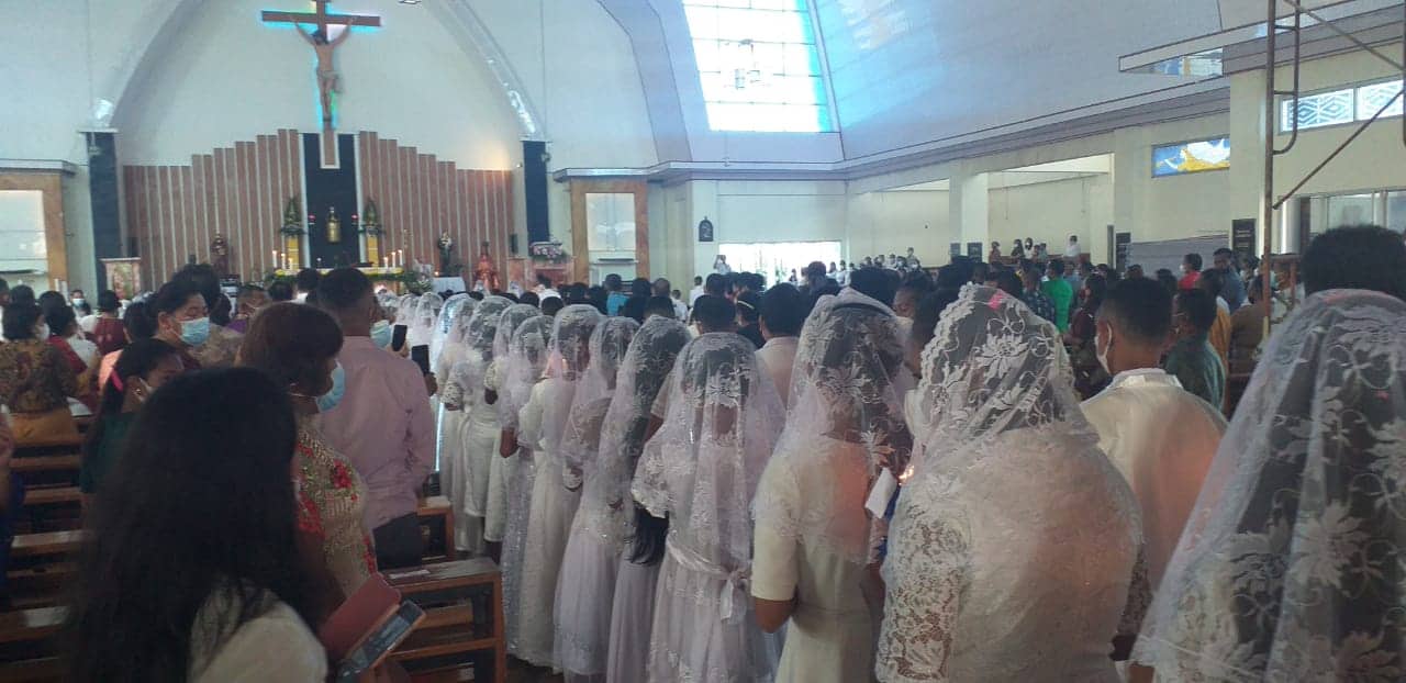 Ilustrasi berita Mimika: 96 Anak Terima Komuni Kudus di Gereja Katolik Sempan, Pastor Maxi : Banyak yang Salah Paham Tentang Misa