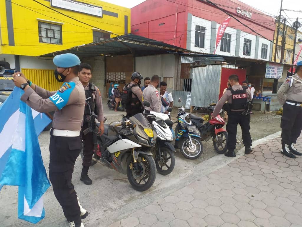 Ilustrasi berita Mimika: 15 Sepeda Motor Pendukung Kesebelasan Peserta Piala Eropa 2021 Ditahan Polres Mimika saat Konvoi