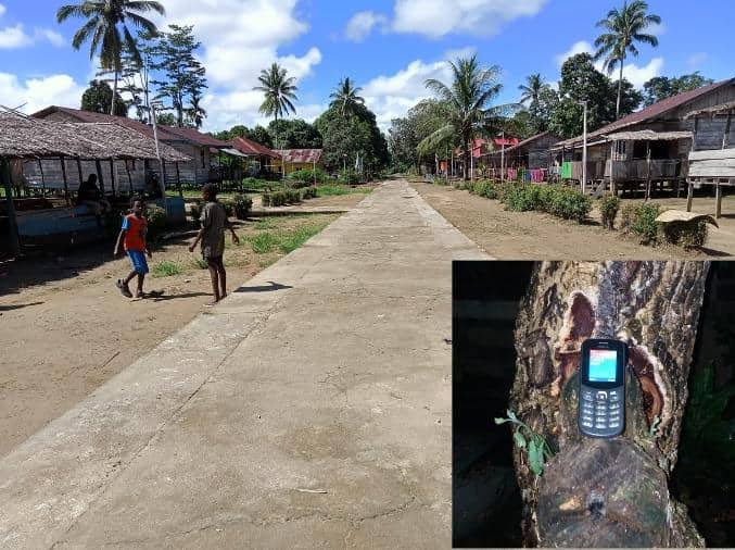 Ilustrasi berita Mimika: Suara Pelepas Rindu dari Manasari, Signal Telepon di Dalam Gelas, Adanya Dekat Jendela Kaca Kelas II