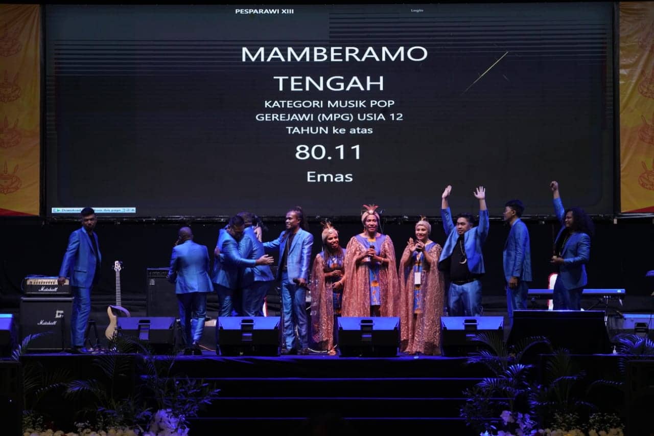 Ilustrasi berita Mimika: Tiga Kabupaten Raih Emas Musik Pop Gerejawi, Mamberamo Tengah Nilai Tertinggi