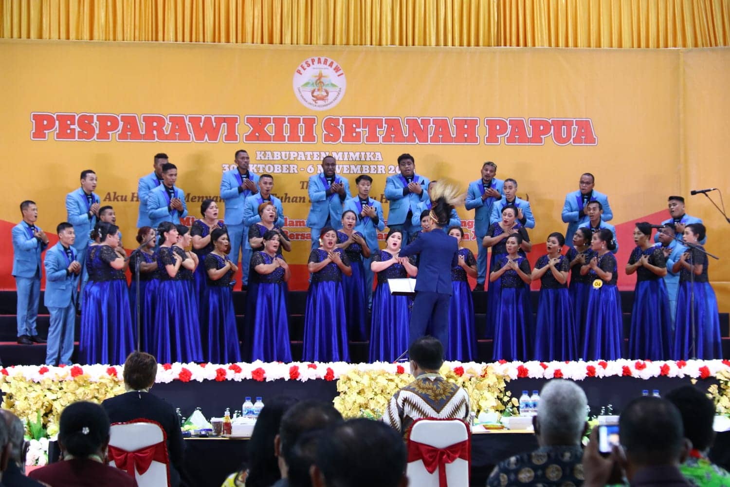 Ilustrasi berita Mimika: Mimika Tampil Memukau Raih Emas Nilai Tertinggi di PSDC Pesparawi XIII se-Tanah Papua