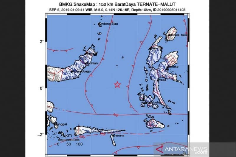 Ilustrasi berita Papua: Gempa Magnitudo 7,4 Terjadi di Maluku Barat Daya