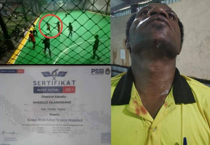 Ilustrasi berita Mimika: Viral !!! Wasit Futsal di Timika Dianiaya Oknum Pemain Tim Nusantara, Begini Kejadian Sebenarnya