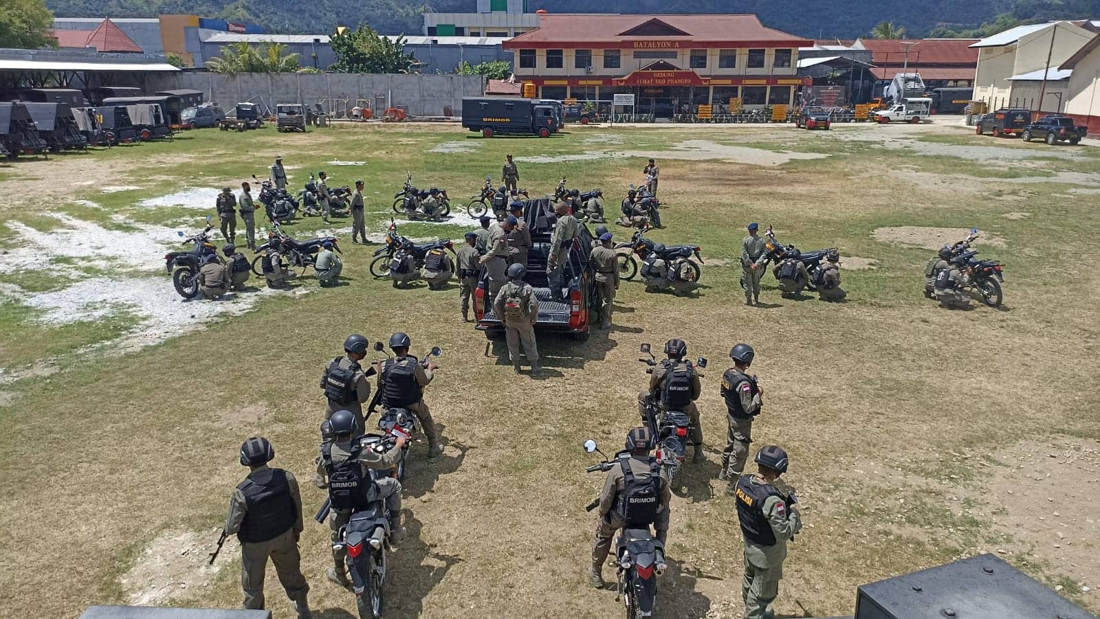 Ilustrasi berita Papua: Eliminir Kesalahan Bertindak Dalam Menanggulangi Anarkisme, Batalyon A Pelopor Brimobda Papua Asah Kemampuan