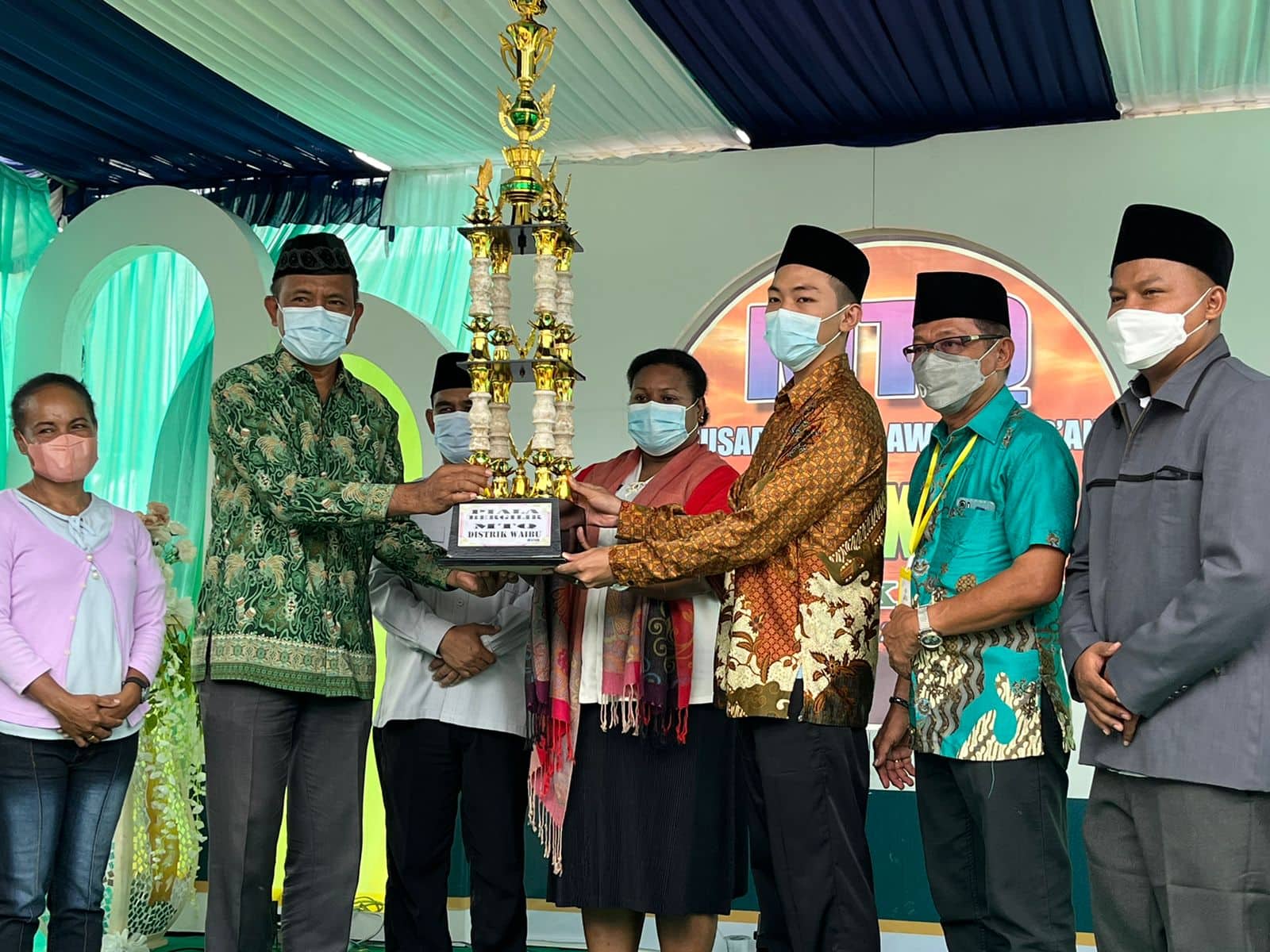 Ilustrasi berita Papua: TPQ Al-Ikhlas Sentani Sabet Juara Umum Lomba MTQ Tingkat Distrik Waibu