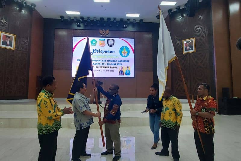 Ilustrasi berita Papua: Pemprov Papua Melepas 285 Peserta Pesparawi Untuk Ikuti Perlombaan