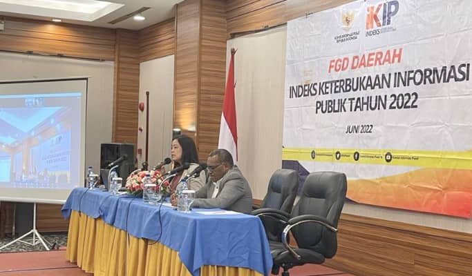 Ilustrasi berita Papua: Ketua KI Papua Wilhelmus Pigai: Skor IKIP Papua 2022 Kategori Sedang