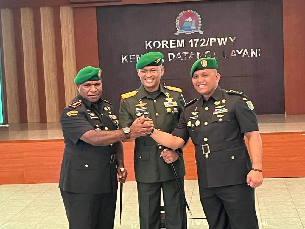 Ilustrasi berita Papua: Dua Dandim Diganti, Danrem 172/PWY Brigjen JO Sembiring Pimpin Sertijab