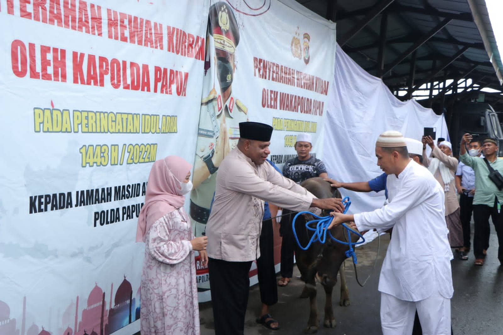 Ilustrasi berita Papua: Kapolda Papua Hadiri Pelaksanaan Solat Idul Adha dan Penyembelihan Hewan Qurban