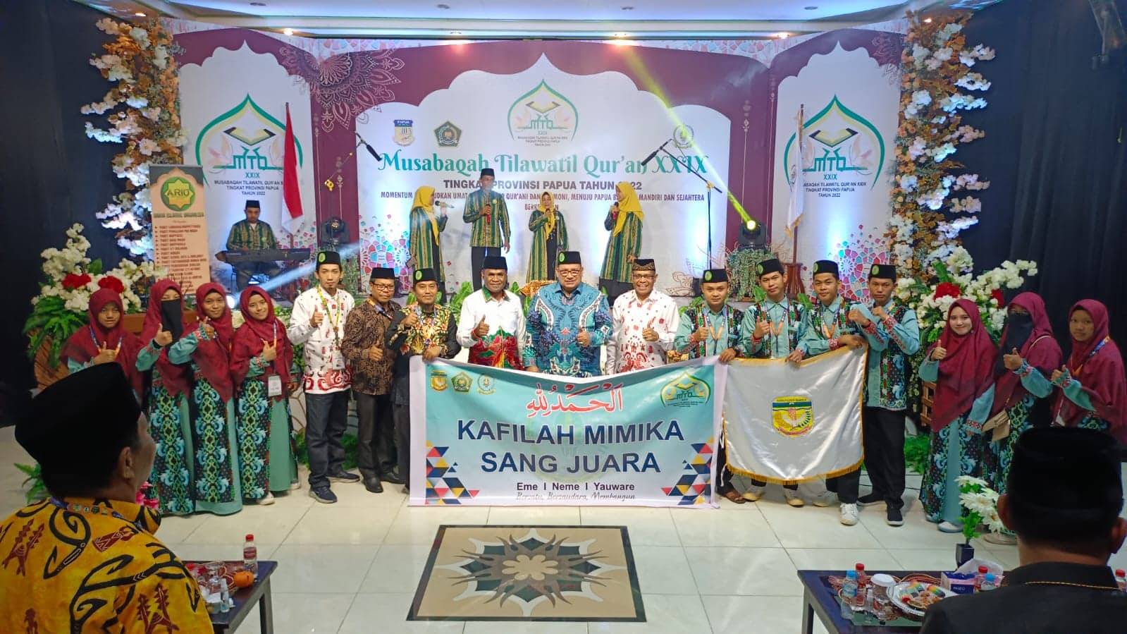Ilustrasi berita Mimika: Raih Juara Dua Umum, Empat Kafilah Kabupaten Mimika Wakili Provinsi Papua ke MTQ Nasional di Kalimantan Selatan