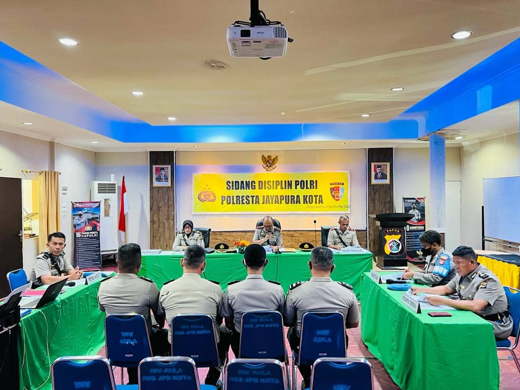 Ilustrasi berita Papua: Lakukan Pelanggaran, Delapan Anggota Polisi Jalani Sidang Disiplin