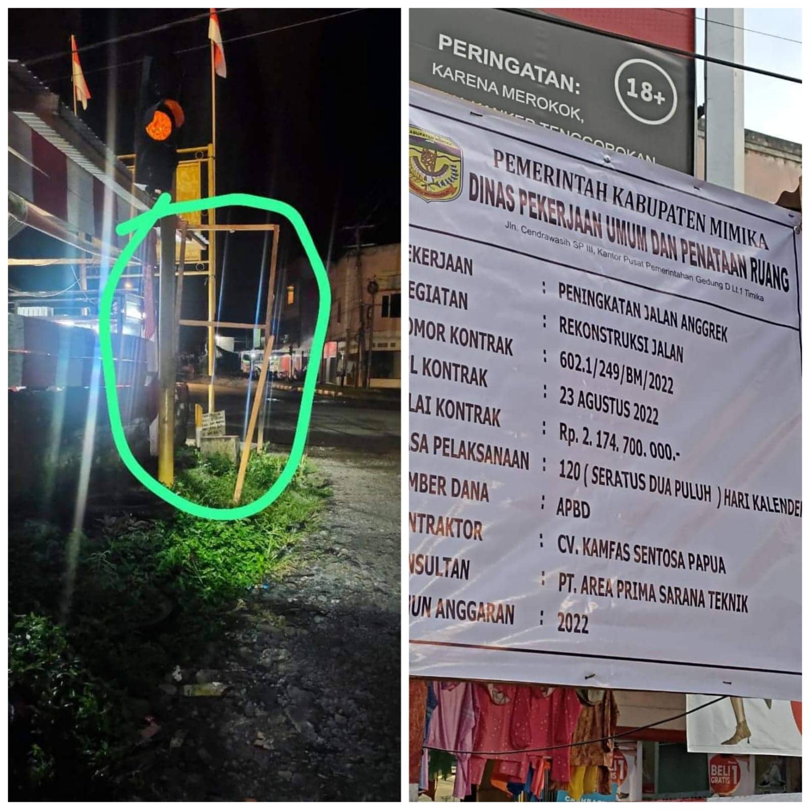 Ilustrasi berita Mimika: Jalan Anggrek Timika Mulai Dikerjakan, Spanduk Papan Informasi Proyek Malah Dicabut