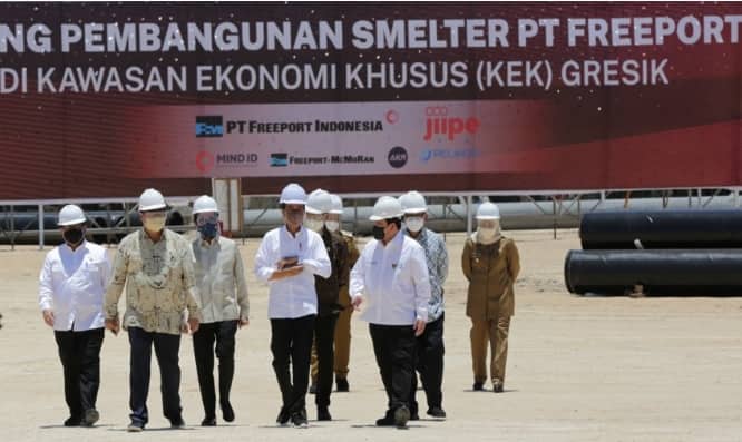 Ilustrasi berita Nasional: Proyek Smelter Freeport Indonesia Berpotensi Mundur ke 2024, Bagaimana Nasib Eksport Konsetrat