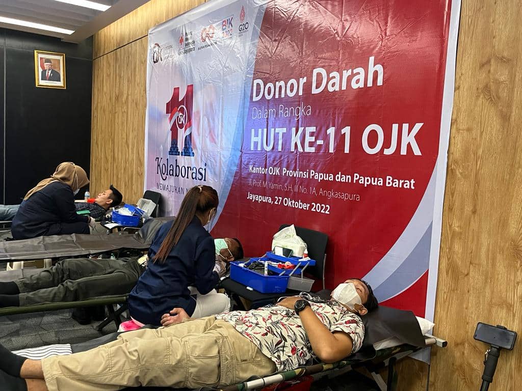Ilustrasi berita Papua: OJK Papua dan Papua Barat Sumbang 100 Kantong Darah ke PMI Kota Jayapura