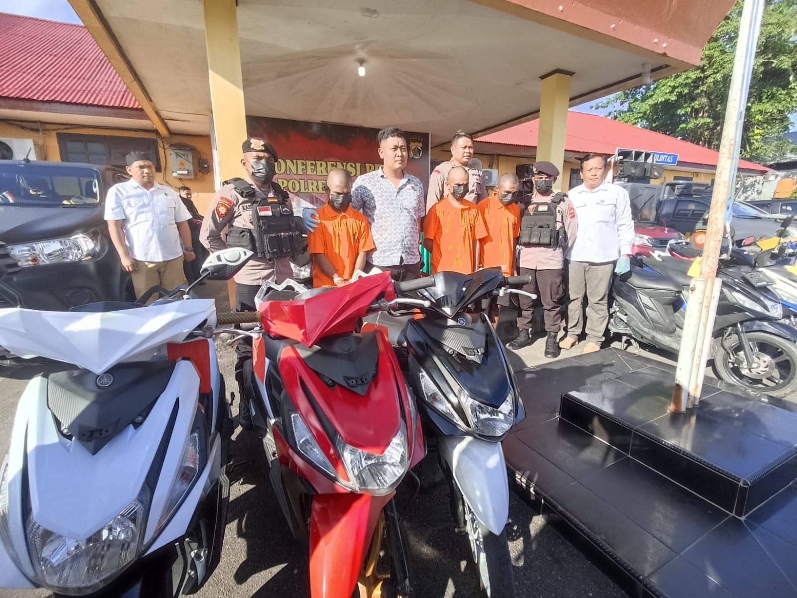 Ilustrasi berita Mimika: Komplotan Pencuri Sepeda Motor di Timika Dibekuk, Polisi Amankan Tiga Tersangka dan 9 Kendaraan