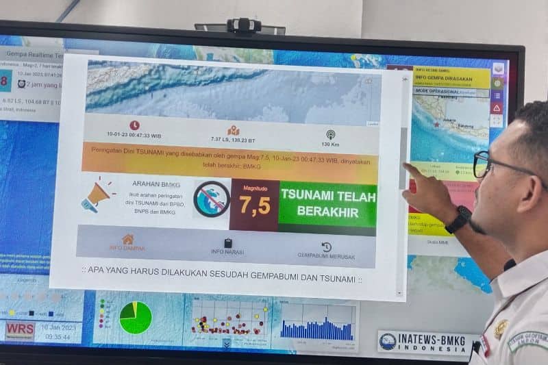 Ilustrasi berita Nasional: BMKG : Maluku Diguncang Tujuh Kali Gempa Susulan