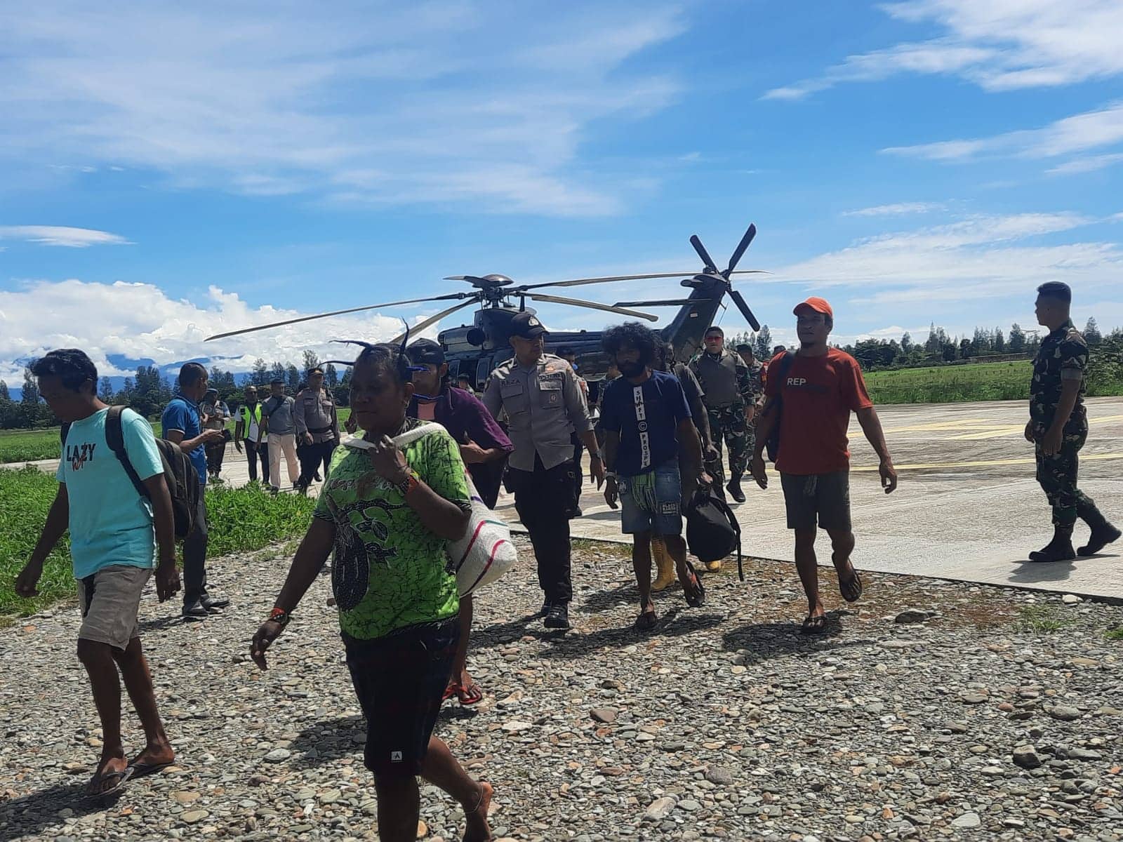Ilustrasi berita Papua: Kapolres Nduga Jelaskan Kondisi Pengungsi Paro di Kenyam Saat Ini