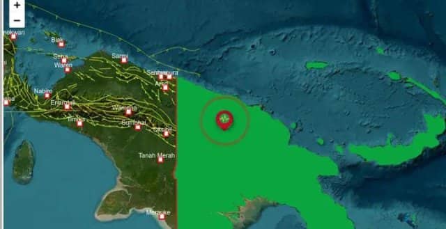 Ilustrasi berita Mimika: Dini Hari Tadi, Gempa Magnitudo 7,2 Hantam Wewak, Getaran Terasa Hingga Kabupaten Mimika