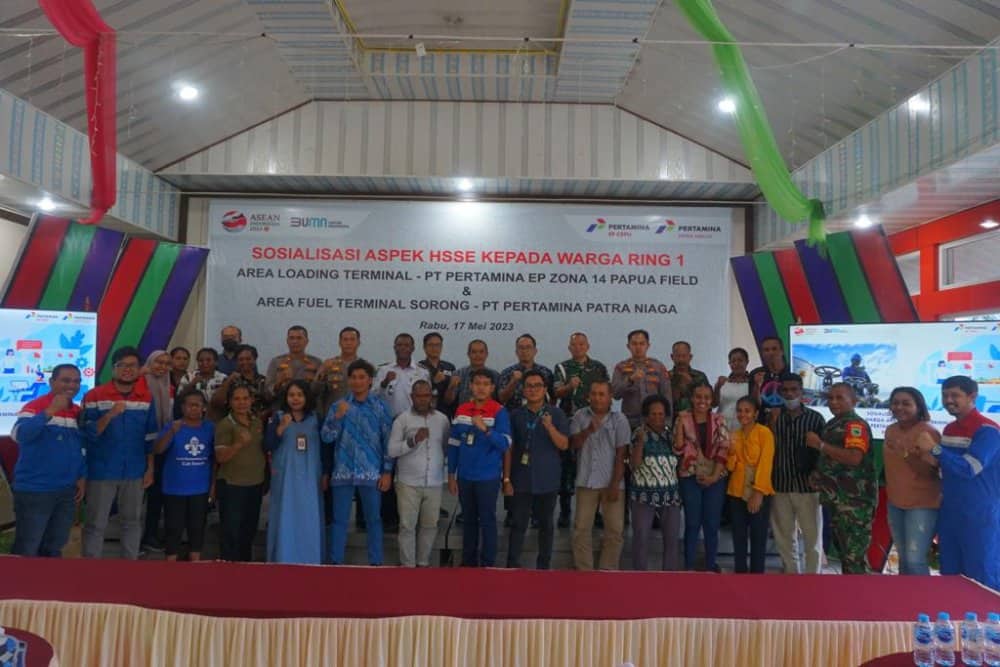 Ilustrasi berita Papua: SKK Migas-Pertamina Sorong Sosialisasi Aspek HSSE kepada Warga "Ring Satu"