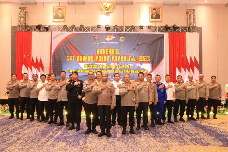 Ilustrasi berita Papua: Kapolda Papua Minta Personil Brimob Fokus Amankan Pemilu