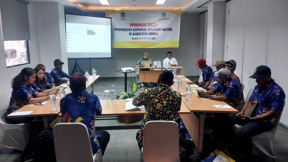 Ilustrasi berita Mimika: Lensa Foto - Kegiatan Bimbingan Teknis Aparatur Distrik Se-Mimika di Jakarta