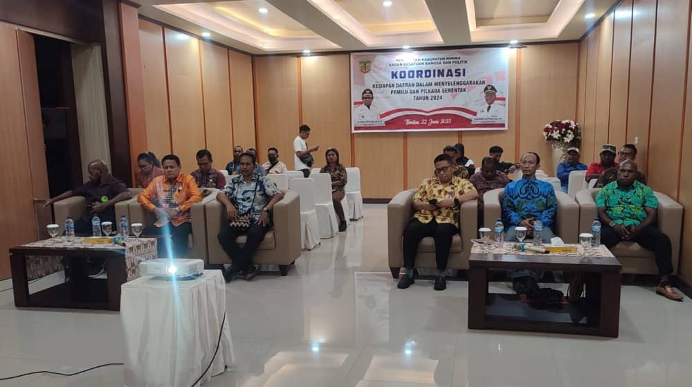 Ilustrasi berita Mimika: Kesbangpol Mimika Sampaikan Kesiapan Pemilu 2024, KPU Usulkan Dana Rp 132 Miliar, Bawaslu Ajukan Rp 40 Miliar