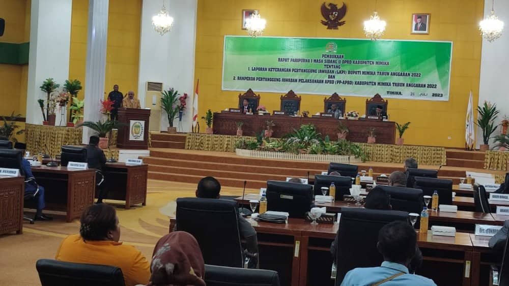 Ilustrasi berita Mimika: Pembukaan Paripurna LKPJ, Bupati Mimika Tuai Interupsi Tegas dari Dewan, Saleh Alhamid : Apakah ini Tidak Melanggar ?