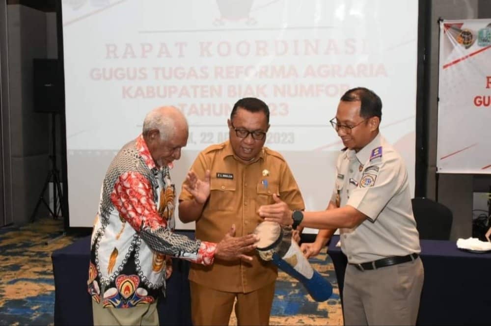 Ilustrasi berita Papua: Minimalisir Permasalahan Tanah, Pemda Kabupaten Biak Numfor Gelar Rakor Gugus Tugas Reforma Agraria