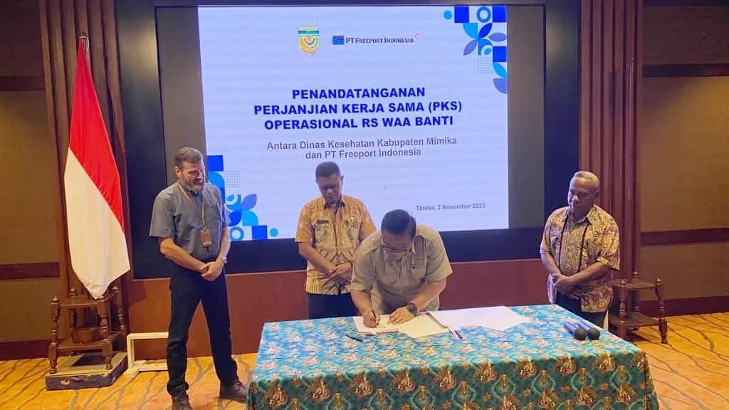 Ilustrasi berita Mimika: Sudah Layani 1.000 Lebih Pasien, Pemda Mimika dan PT Freeport Tandatangani Kerja Sama Untuk Operasional RS Waa Banti