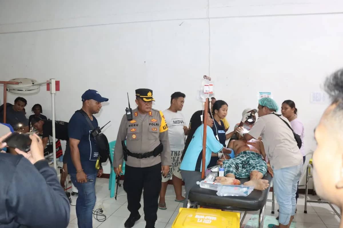 Ilustrasi berita Papua: Seorang Anggota TNI dan Satu Warga Sipil Dibacok OTK di Yahukimo, Kapolres Datangi RSUD Dekai