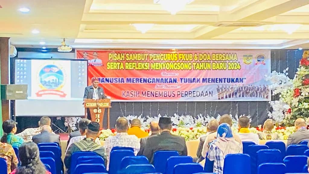 Ilustrasi berita Mimika: FKUB Mimika Gelar Pisah Sambut Pengurus, Doa Bersama Serta Refleksi Menyongsong Tahun Baru 2024