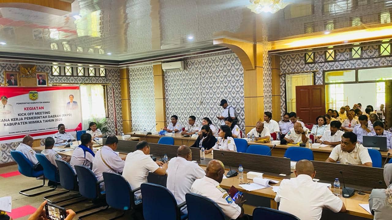 Ilustrasi berita Mimika: Bappeda Mimika Gelar Kick Off Meeting RKPD Tahun 2025