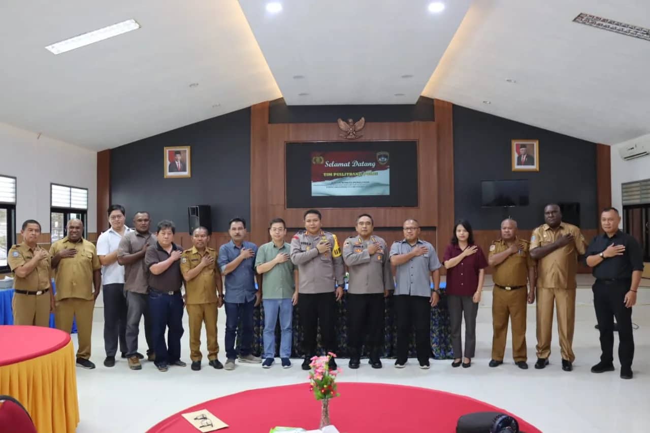 Ilustrasi berita Mimika: Dukung Pemulihan dan Percepatan Ekonomi, Litbang Mabes Polri Kunjungi Polres Mimika