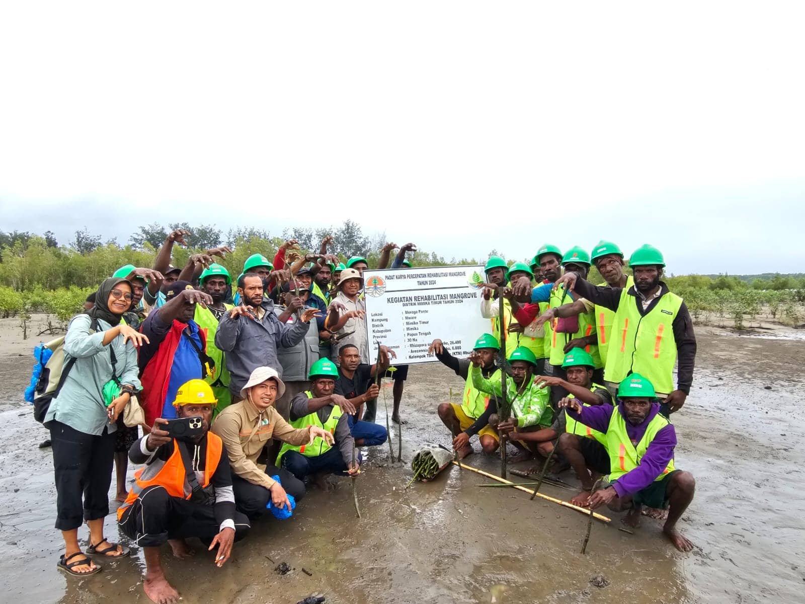 Ilustrasi berita Mimika: Gallery Foto Kegiatan Bimtek Percepatan Rehabilitasi Mangrove, BRGM-RI, Tahun 2024