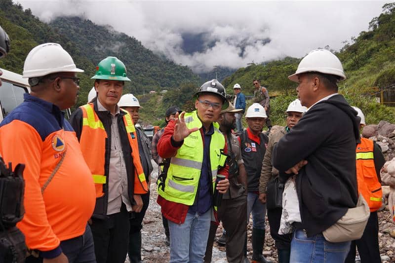 Ilustrasi berita Mimika: Pemda Mimika dan Freeport Tinjau Kawasan Rawan Longsor Kampung Banti