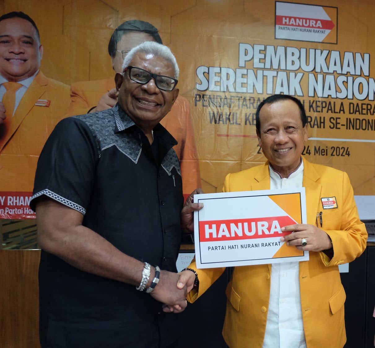 Ilustrasi berita Mimika: Partai Hanura Dipastikan 100 Persen Dukung JOEL di Pilkada Mimika 2024