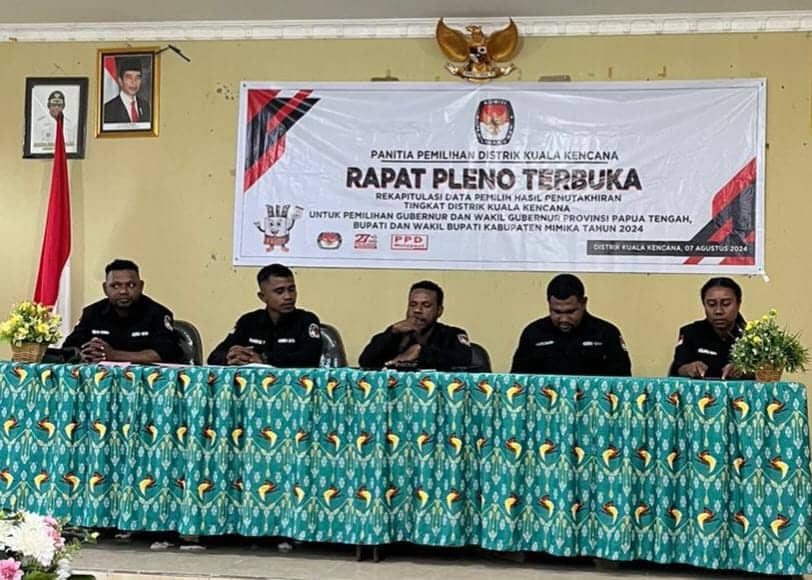 Ilustrasi berita Mimika: PPD Distrik Kuala Kencana Mimika Gelar Pleno Terbuka Penetapan Rekapitulasi DPHP